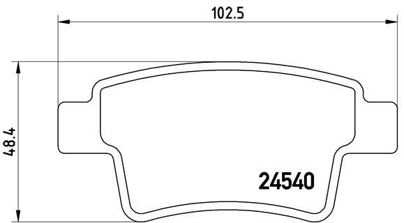 Brembo Remblokset P 61 085