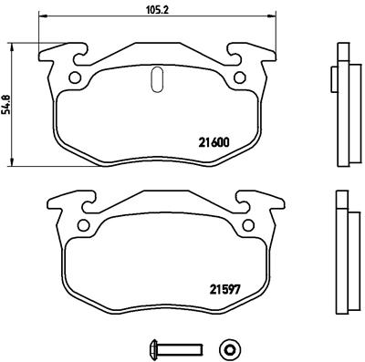 Brembo Remblokset P 68 018