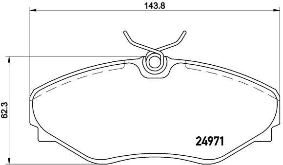 Brembo Remblokset P 68 055