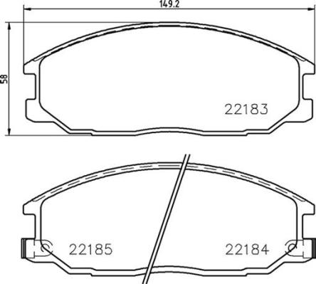 Brembo Remblokset P 77 002