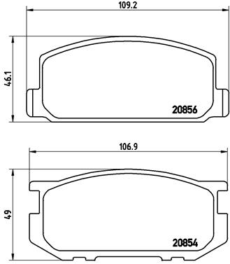 Brembo Remblokset P 83 005