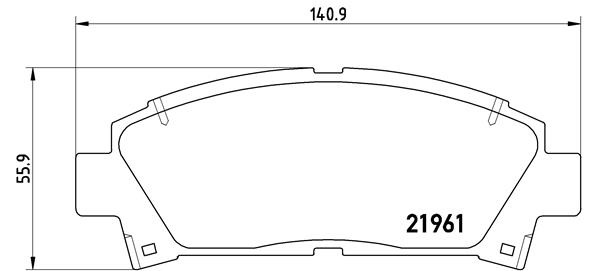 Brembo Remblokset P 83 028