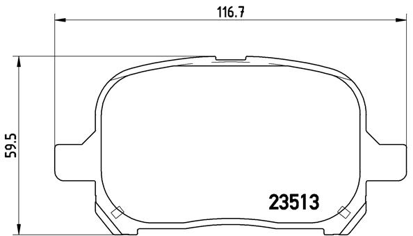 Brembo Remblokset P 83 040