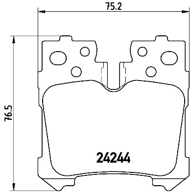 Brembo Remblokset P 83 076