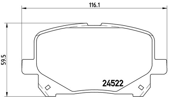 Brembo Remblokset P 83 100