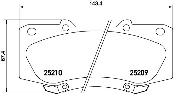 Brembo Remblokset P 83 140