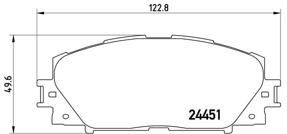 Brembo Remblokset P 83 141