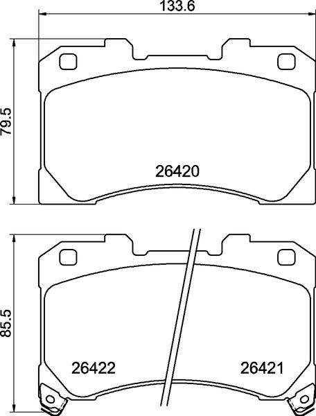 Brembo Remblokset P 83 184