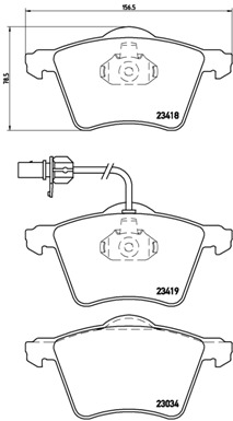 Brembo Remblokset P 85 062