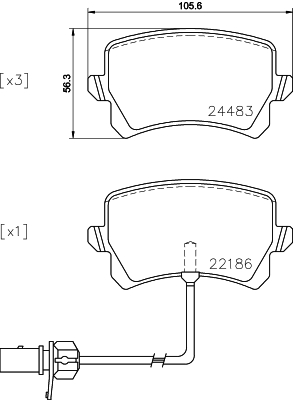 Brembo Remblokset P 85 142