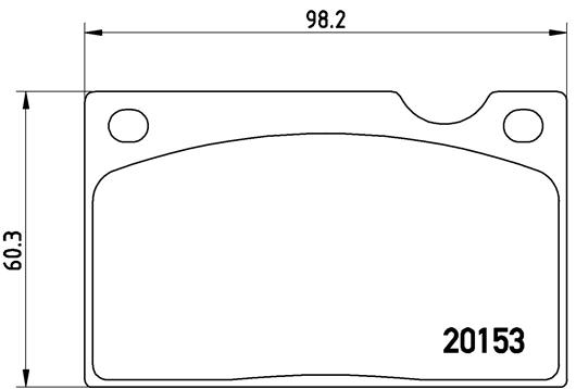 Brembo Remblokset P 86 003