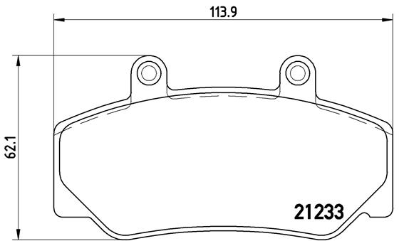 Brembo Remblokset P 86 006