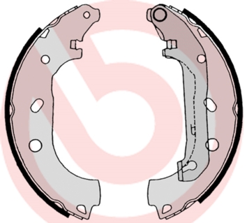 Brembo Remschoen set S 24 539