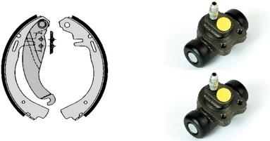 Brembo Remschoen set H 59 013