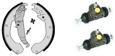 Brembo Remschoen set H 59 021