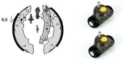 Brembo Remschoen set H 61 024