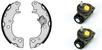 Brembo Remschoen set H 61 045