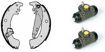 Brembo Remschoen set H 68 022