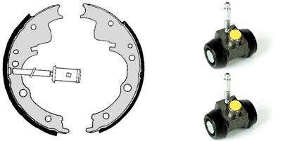 Brembo Remschoen set H A6 005