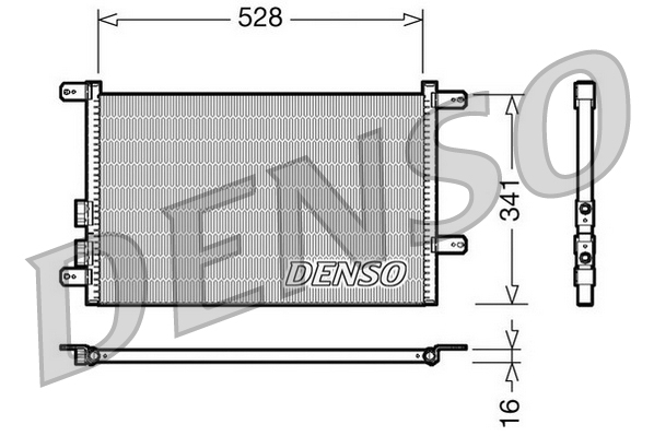 Denso Airco condensor DCN01003
