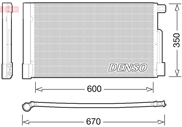 Denso Airco condensor DCN01004