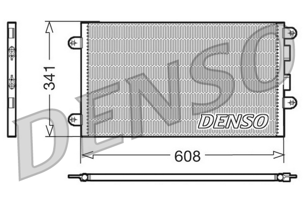 Denso Airco condensor DCN01012