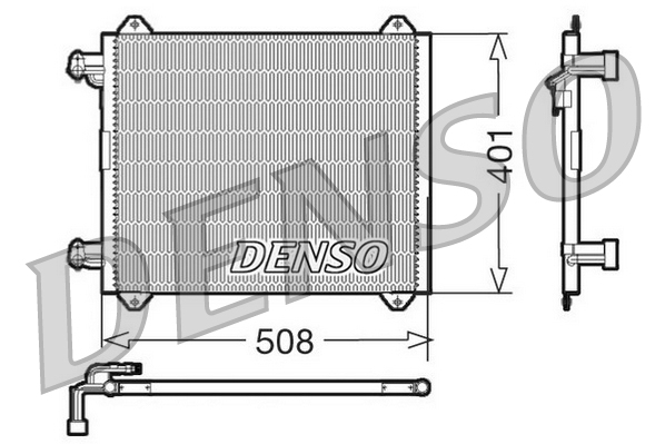 Denso Airco condensor DCN02009