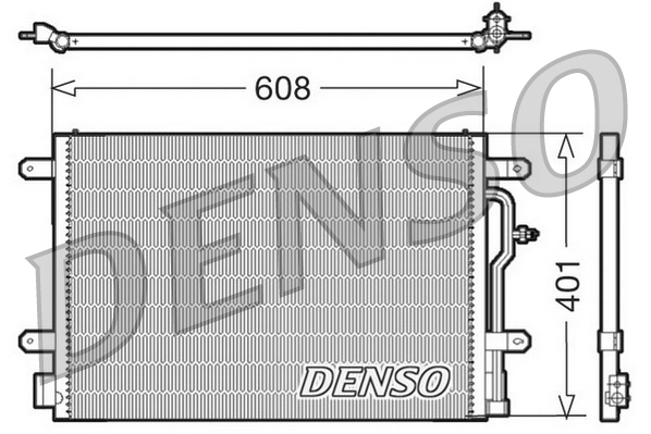 Denso Airco condensor DCN02012