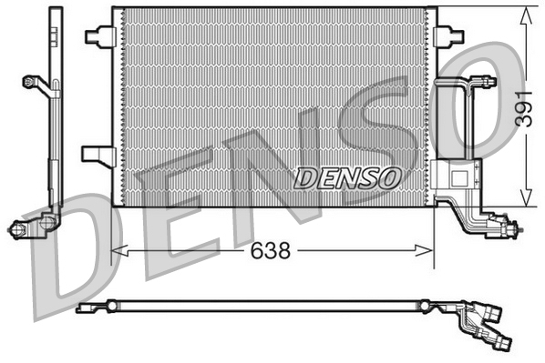 Denso Airco condensor DCN02014