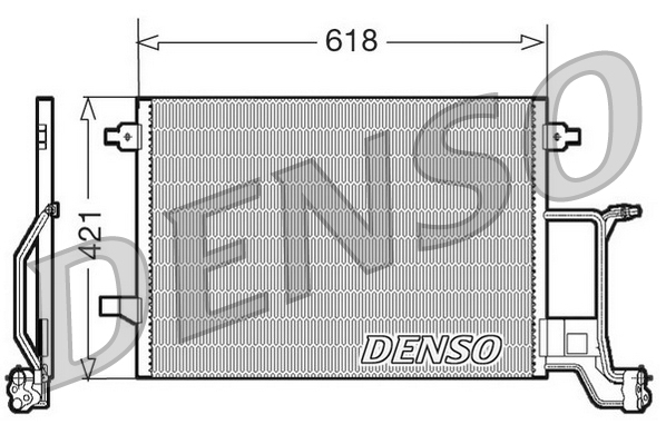 Denso Airco condensor DCN02015