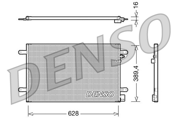 Denso Airco condensor DCN02017