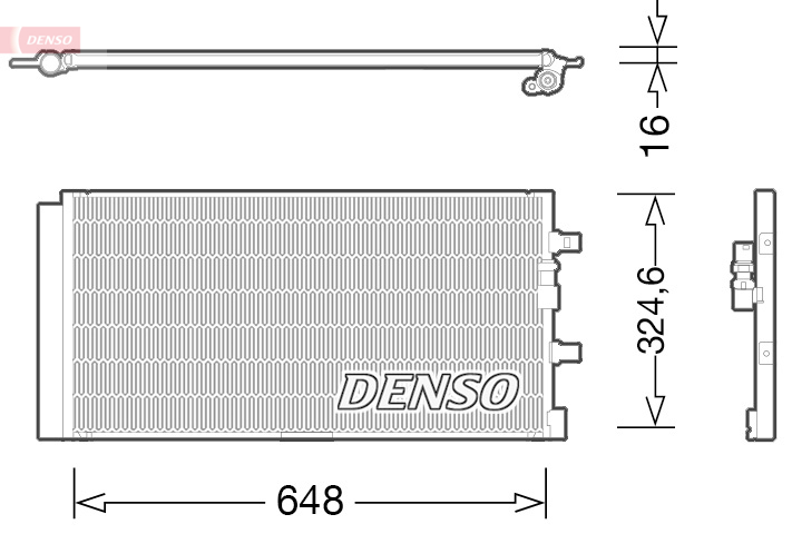 Denso Airco condensor DCN02024
