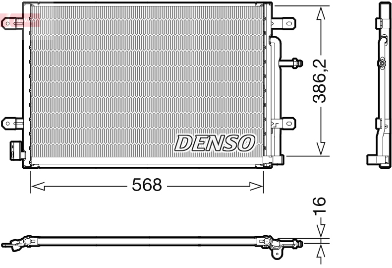 Denso Airco condensor DCN02038