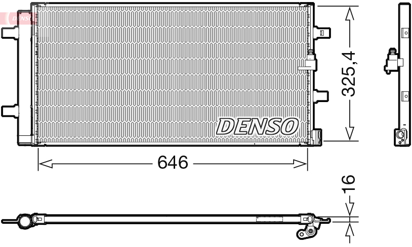 Denso Airco condensor DCN02041