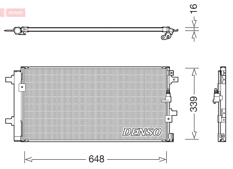 Denso Airco condensor DCN02043