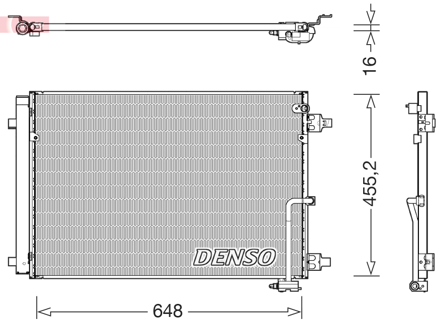 Denso Airco condensor DCN02045