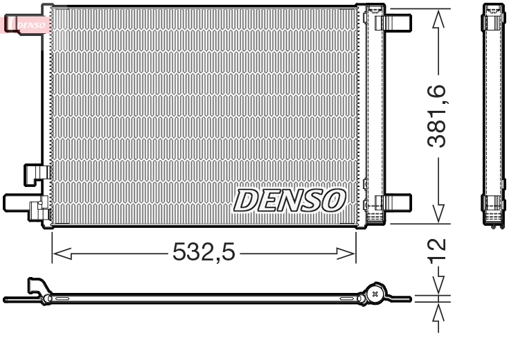 Denso Airco condensor DCN02048