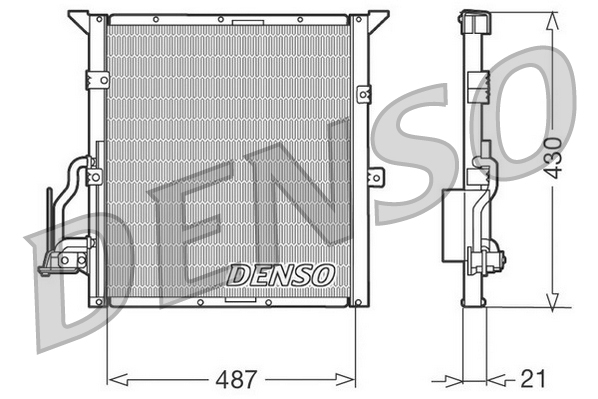 Denso Airco condensor DCN05002