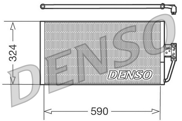 Denso Airco condensor DCN05006