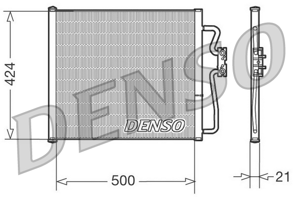 Denso Airco condensor DCN05007