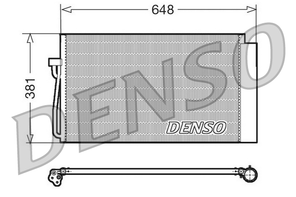 Denso Airco condensor DCN05017