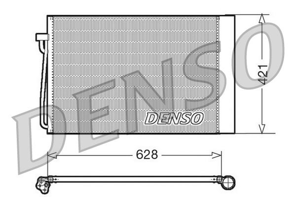 Denso Airco condensor DCN05018