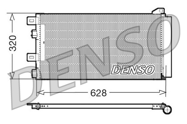 Denso Airco condensor DCN05101