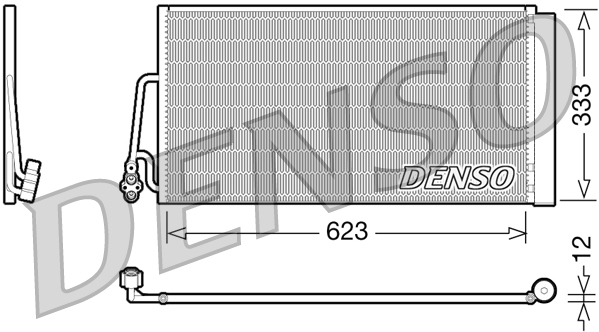Denso Airco condensor DCN05102