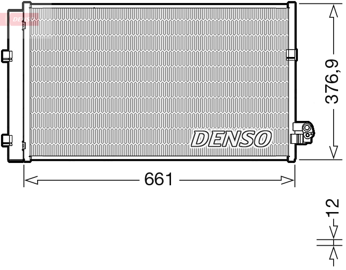 Denso Airco condensor DCN05106