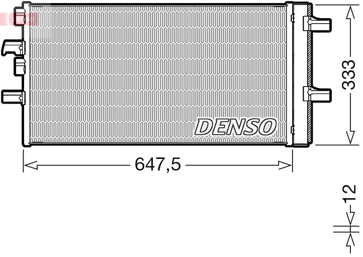 Denso Airco condensor DCN05108