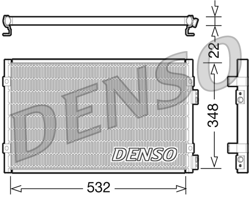 Denso Airco condensor DCN06002