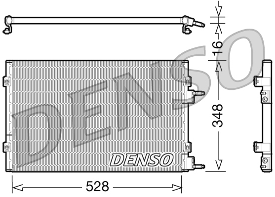 Denso Airco condensor DCN06003