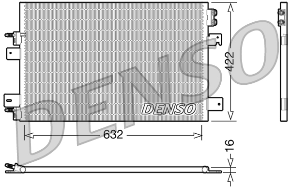 Denso Airco condensor DCN06007