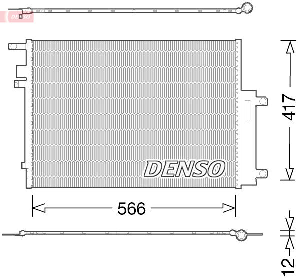 Denso Airco condensor DCN06017
